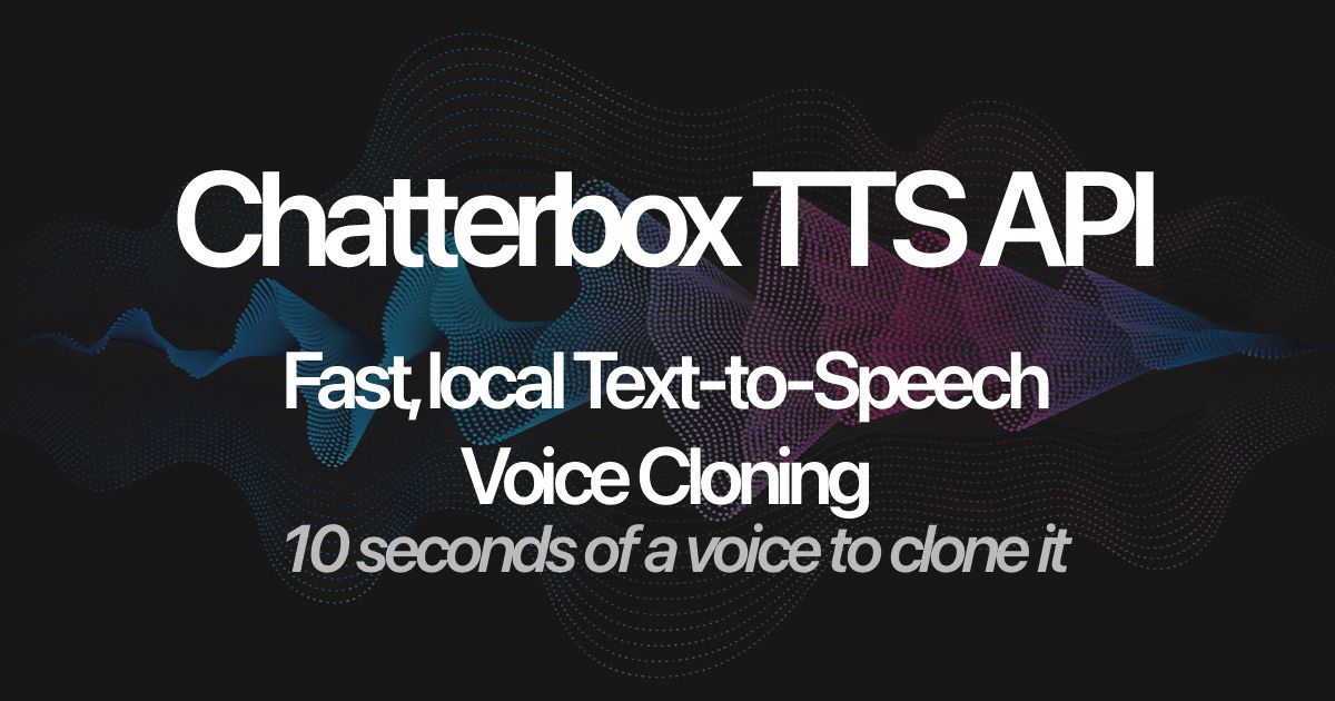 Chatterbox TTS API